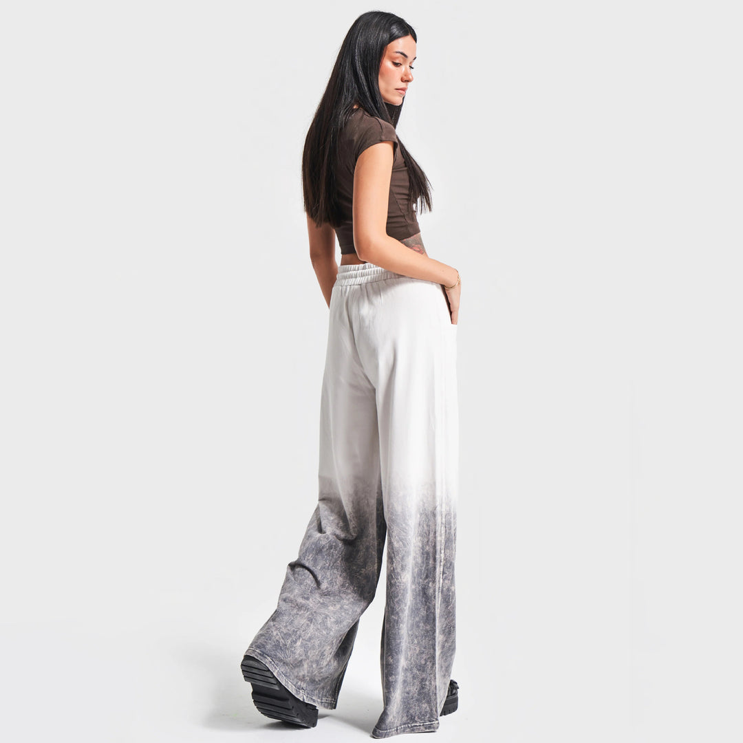 Loose leisure pants for women with a unique ombre effect Lune London
