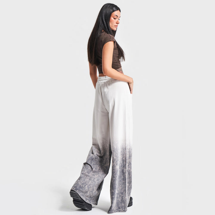 Loose leisure pants for women with a unique ombre effect Lune London