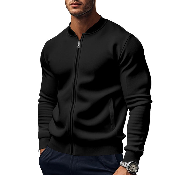 Sporty bomber jacket for men with high collar Lune London