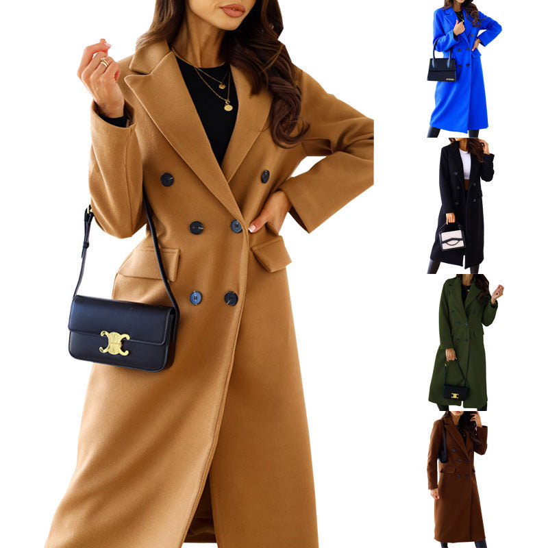 Ladies elegant and fashionable wool coat Lune London