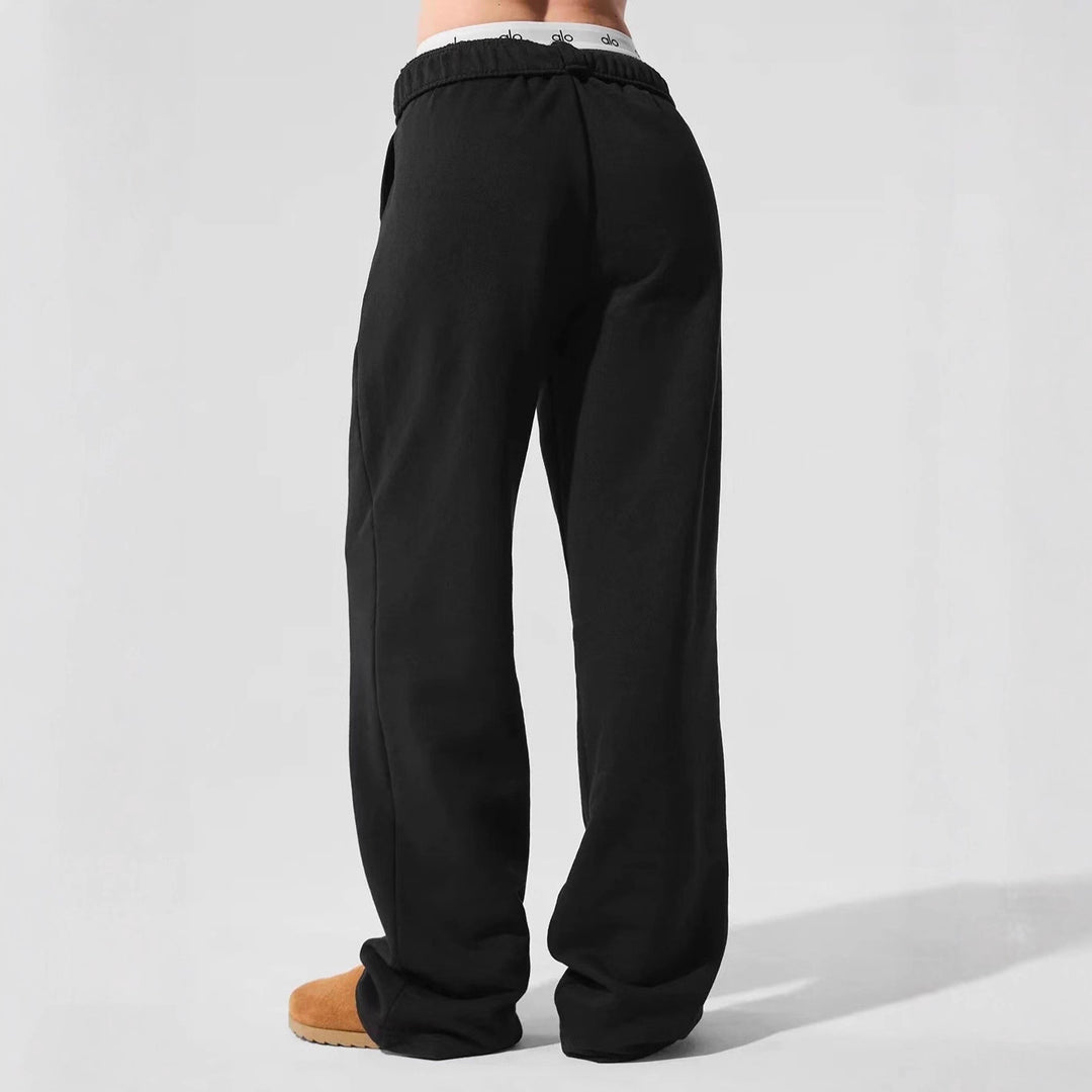 Women's relaxed leisure pants with soft fleece and practical pockets Chic & Stil