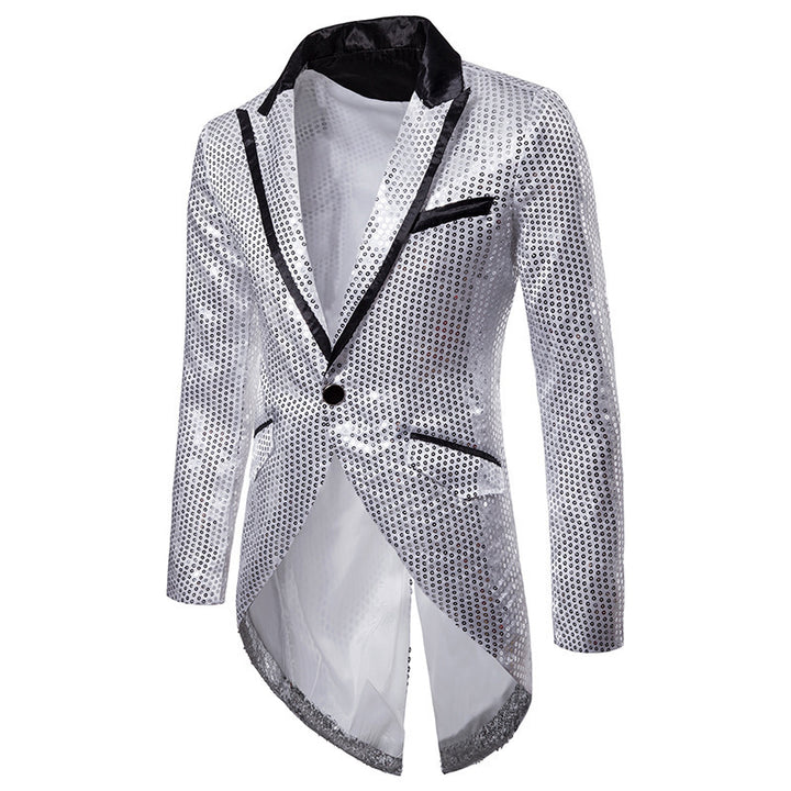 Elegant and glamorous blazer for men with sequins Lune London