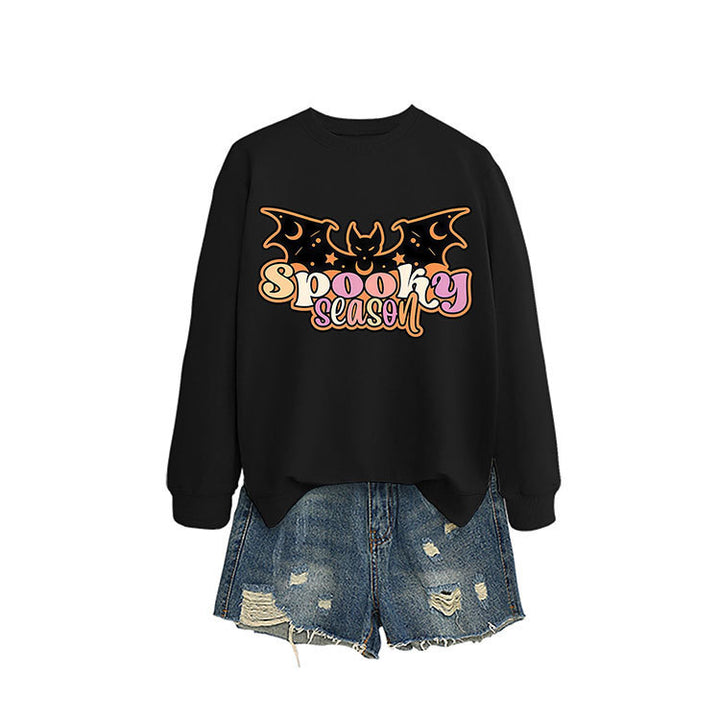 Sweatshirt pour femmes avec design créatif d'Halloween Chic & Stil