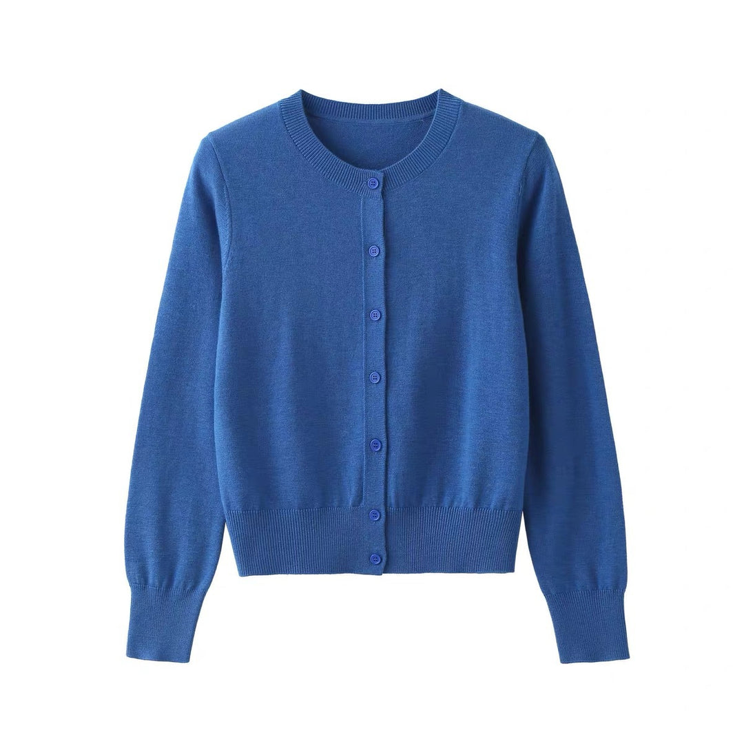 Ladies elegant knitted cardigan with pretty buttons Lune London