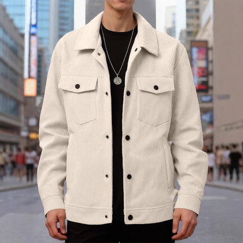 Structured jacket for men with practical pockets Lune London