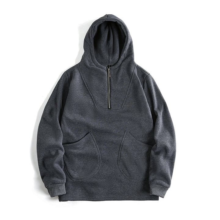 Men's hoodie with innovative zipper and comfortable fit Lune London