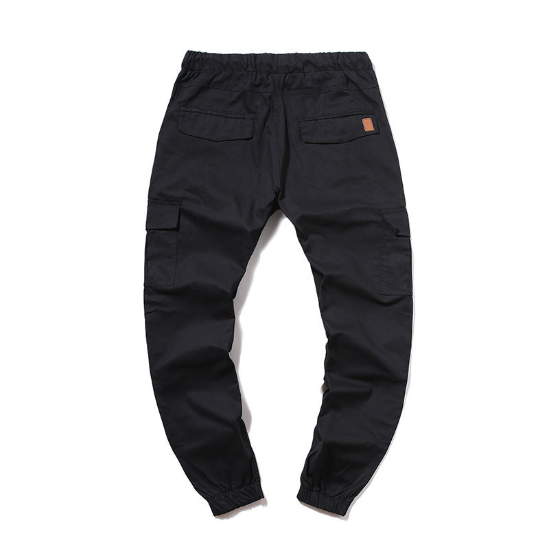 Men's cargo pants with elastic waist and practical side pockets Lune London