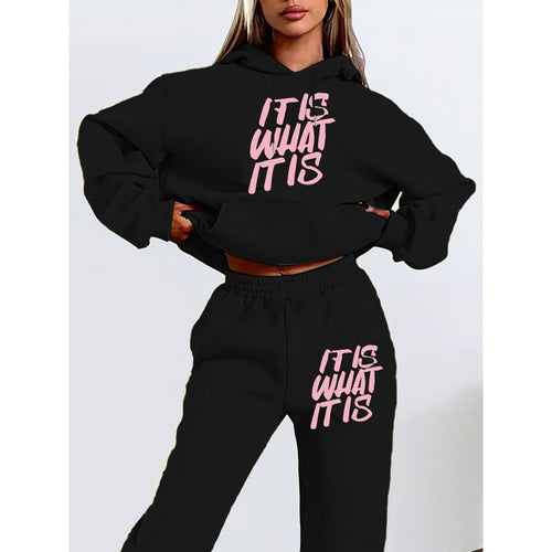 Women's Sweatshirt and Jogging Pants Set Lune London