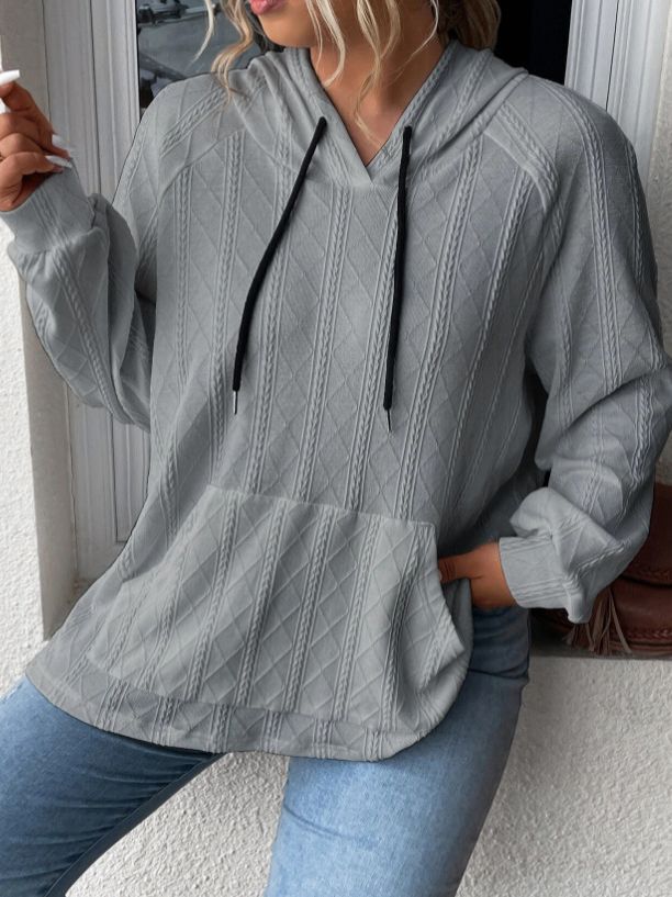 Comfortable textured hoodie for women Lune London