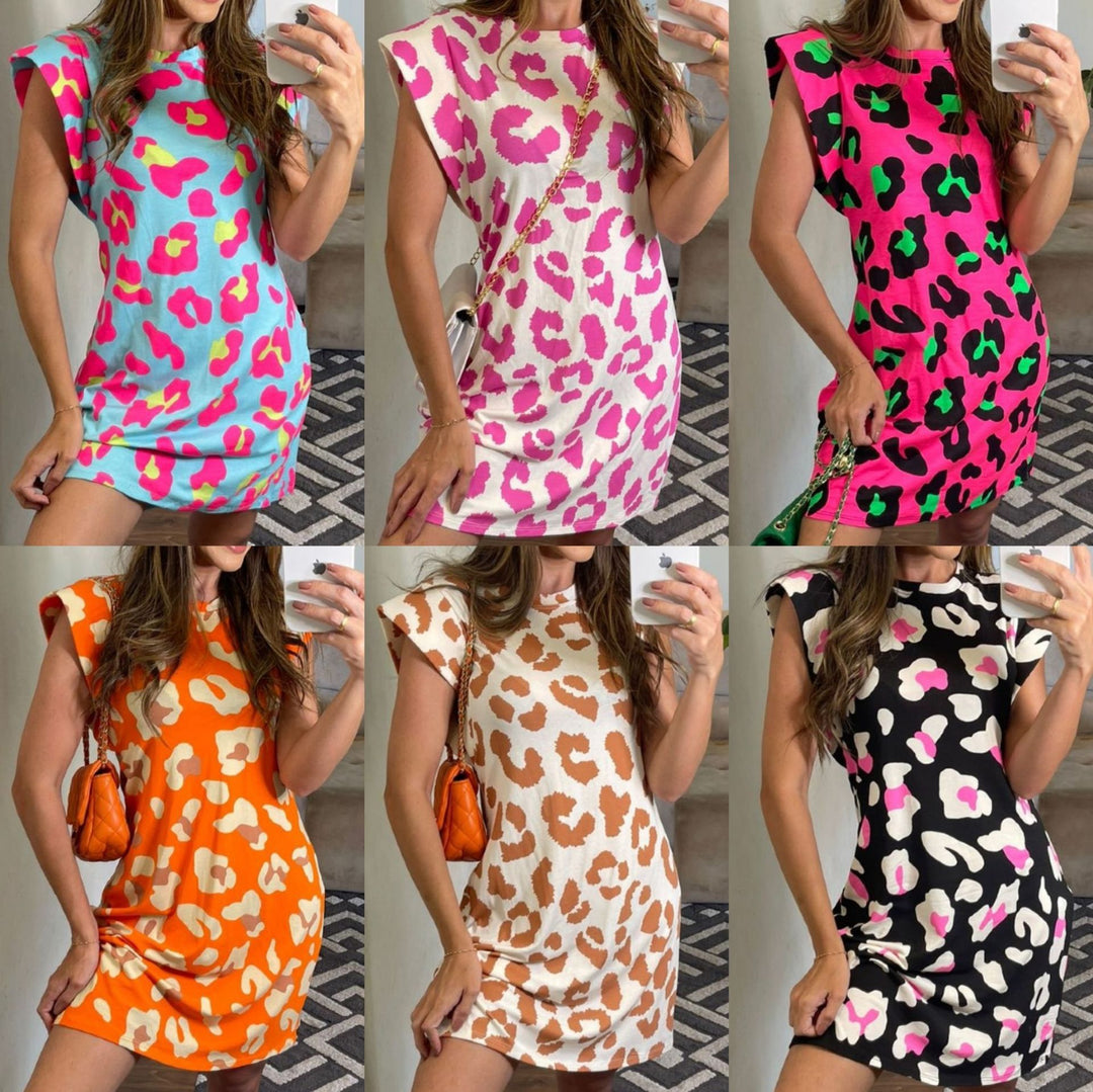 Lune London printed mini dress for women
