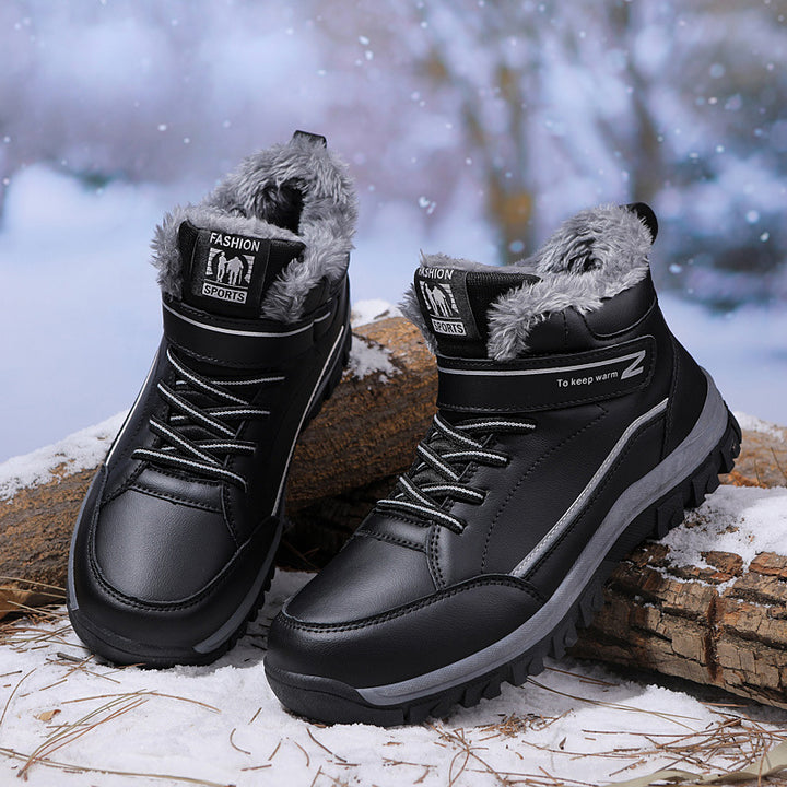 Insulated winter boots for women with a slip-resistant profile sole and warm inner lining Lune London