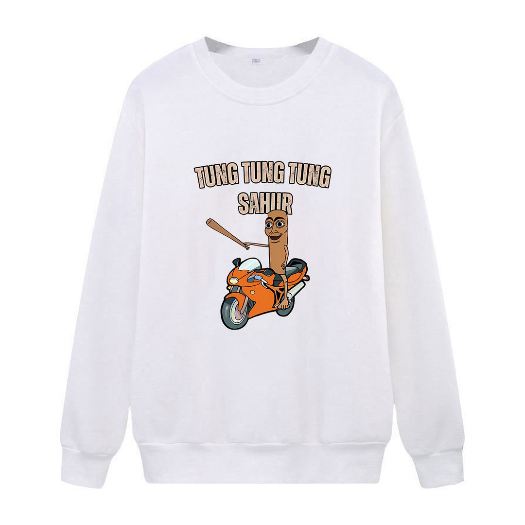 Women's casual sweatshirt with funny graphic design Chic & Stil