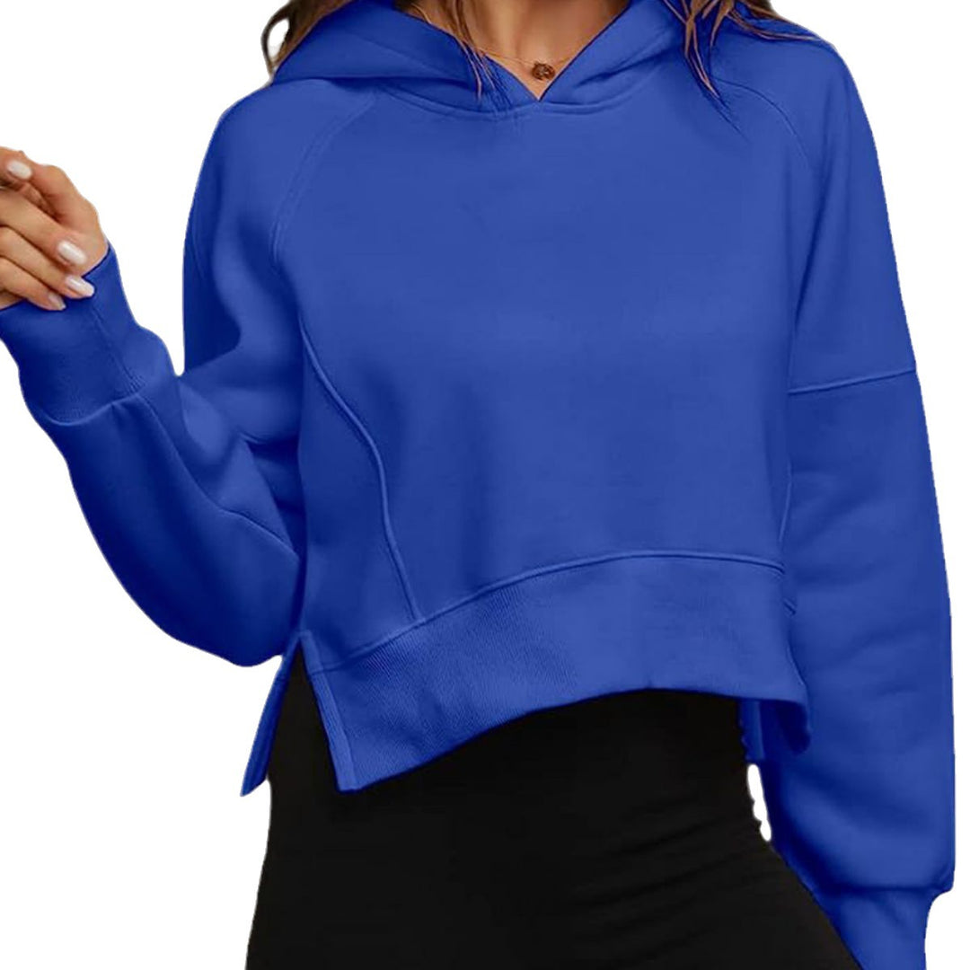 Cropped hoodie for women with casual cut Lune London