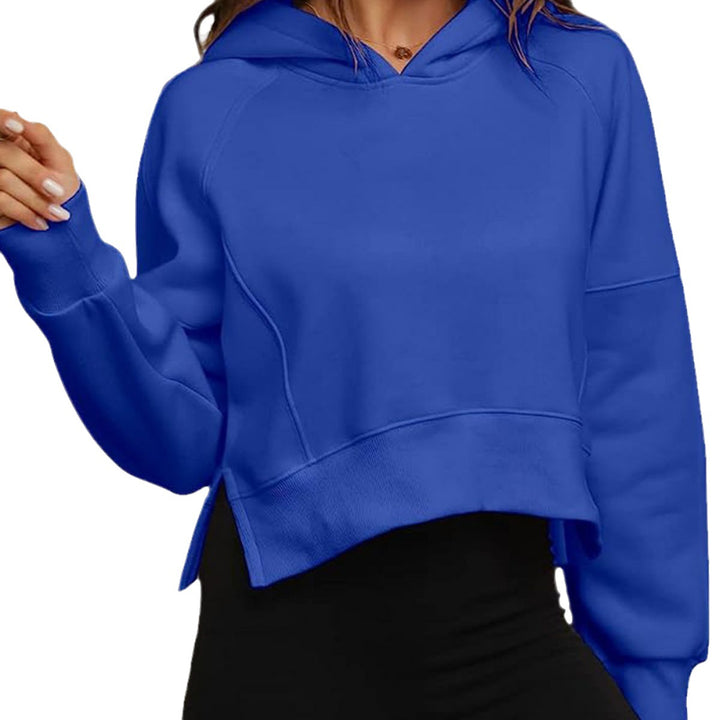 Cropped hoodie for women with casual cut Lune London