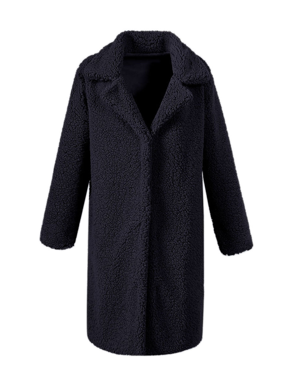 Women's Teddy coat with elegant lapels and soft inner lining Lune London
