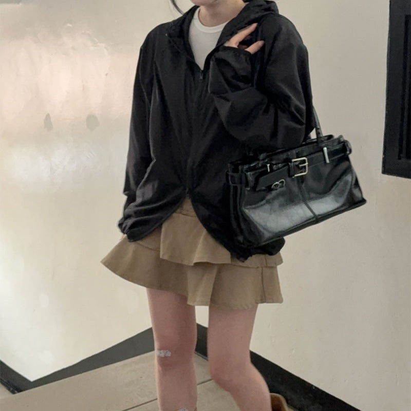 Ladies transparent transitional jacket Chic & Stil