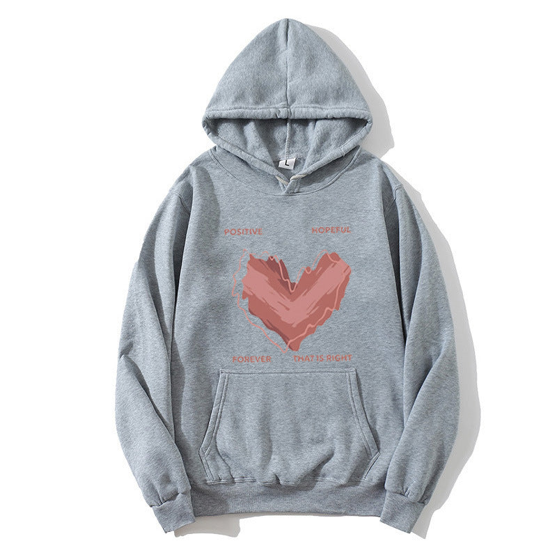 Women's hoodie with inspiring heart motif Chic & Stil
