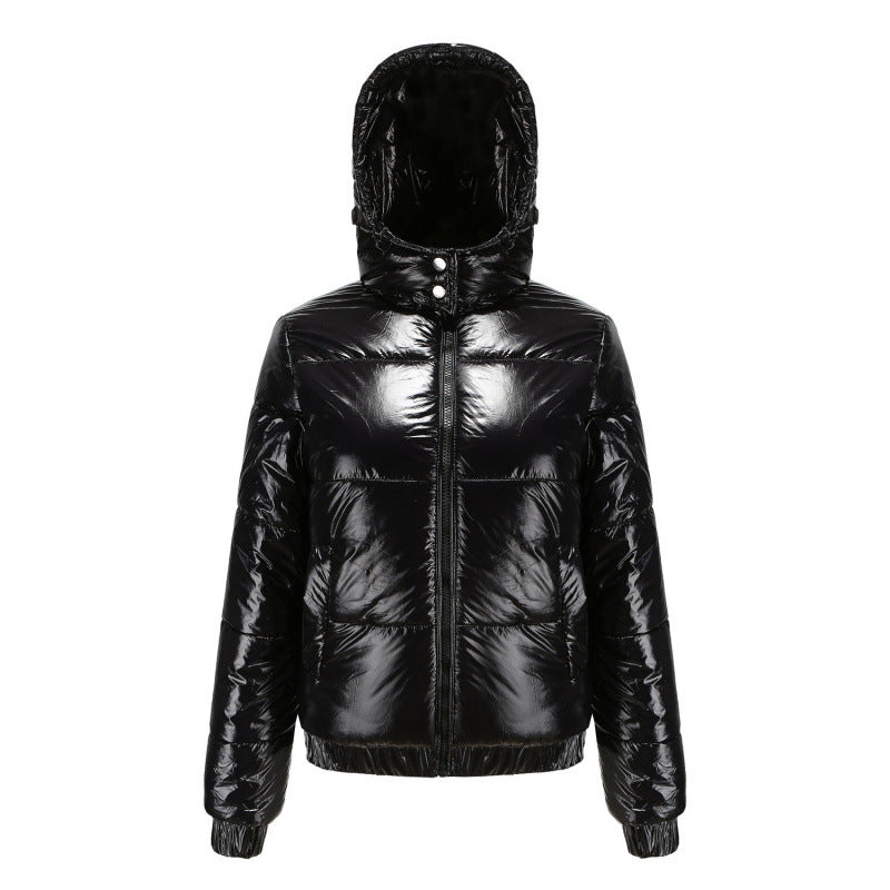 Ladies winter coat shiny Lune London