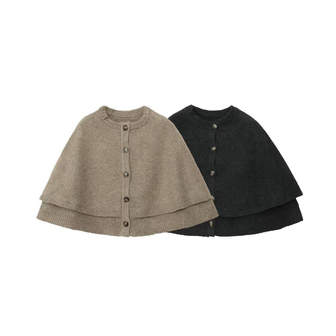 Elegant knitted jacket for women with refined buttons Lune London