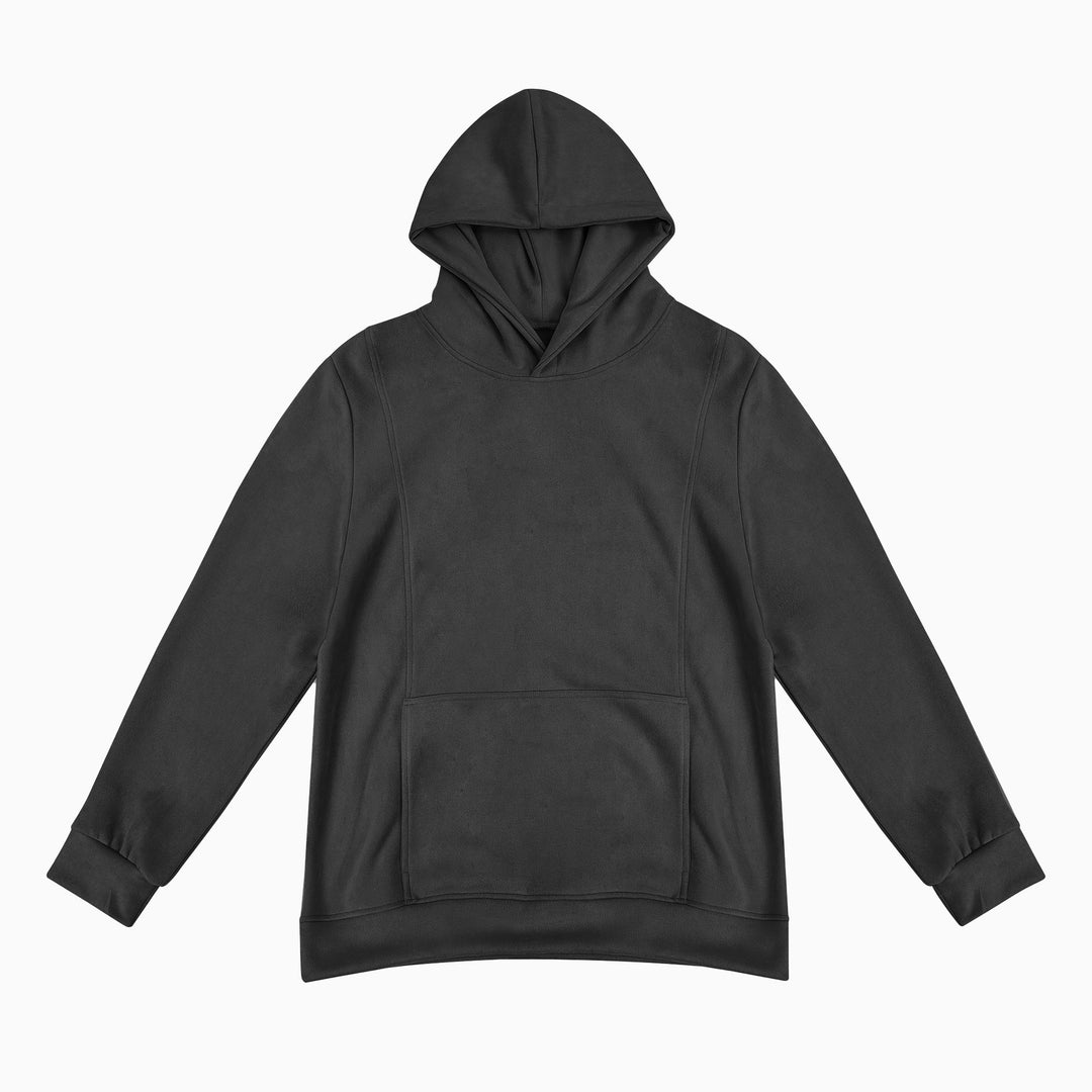 Hooded sweatshirt for men with a practical kangaroo pocket design and a soft inner lining Lune London