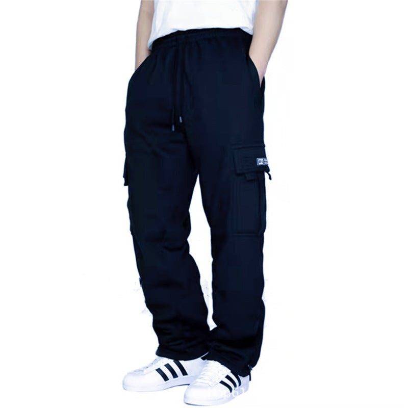 Men's cargo pants with practical pockets and elastic waist Lune London