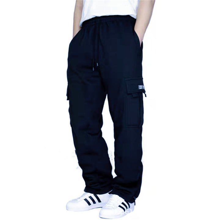 Men's cargo pants with practical pockets and elastic waist Lune London