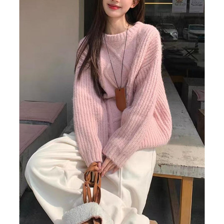 Pull oversized confortable pour femme en maille fine Chic & Stil