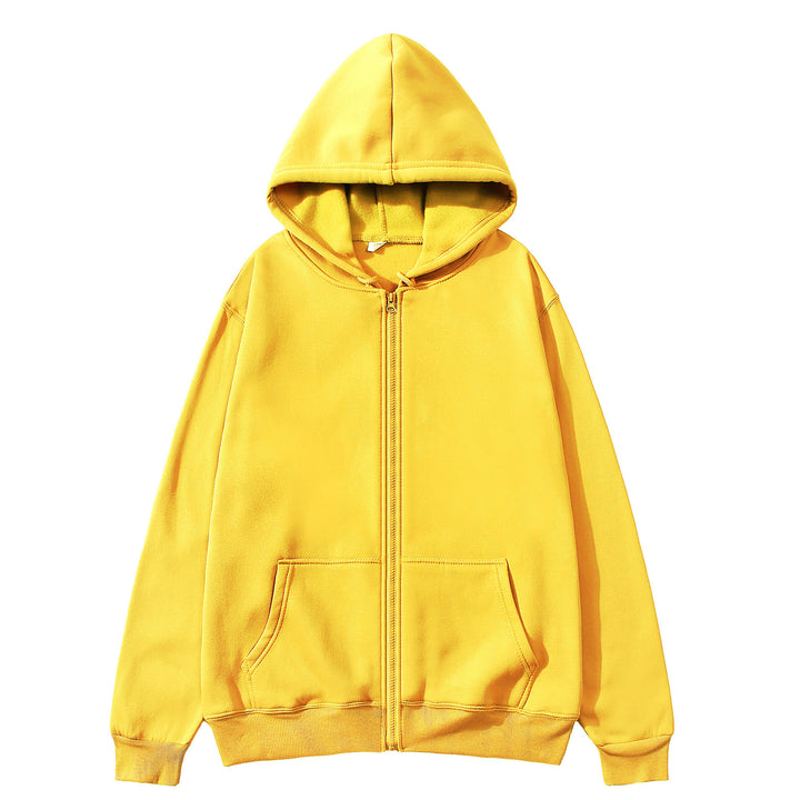 Hooded jacket for women with full zipper and practical front pockets Lune London