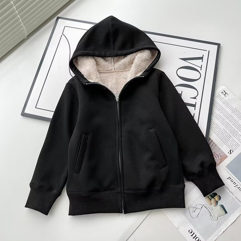 Veste à capuche chaude et confortable pour femmes avec doublure en polaire Chic & Stil