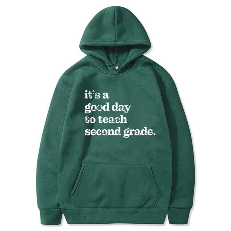Women's hoodie with inspiring teacher quote and comfortable fit Lune London