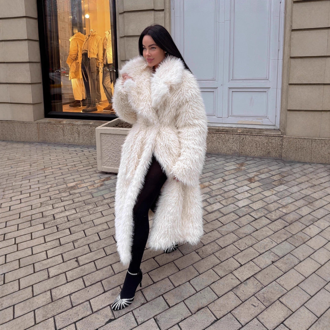 Luxury Faux Fur Coat for Women Lune London