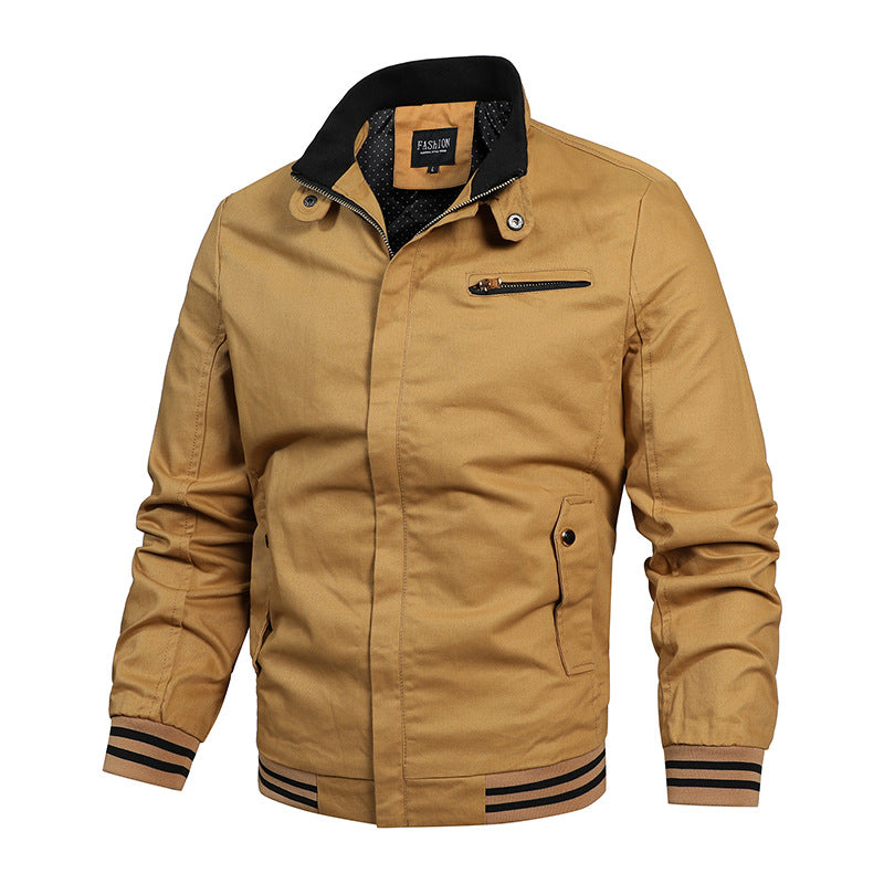 Stylish transition jacket for men with trendy contrasts Lune London