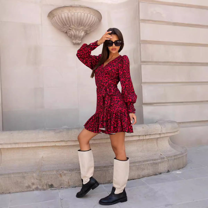 Shirt dress for women with voluminous sleeves and a playful cut Lune London