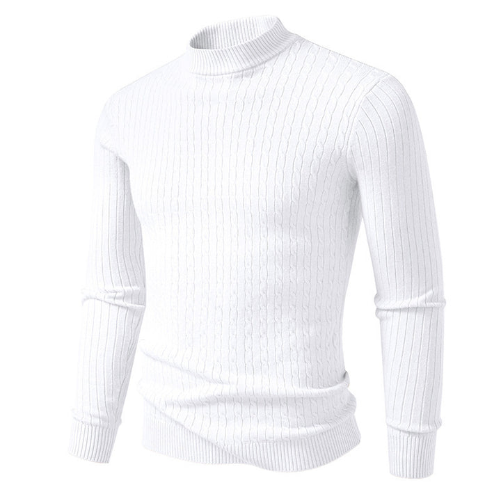 Lune London textured surface turtleneck sweater for men