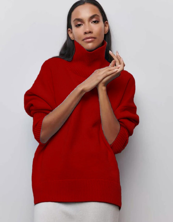 Women's Cozy Turtleneck Sweater Lune London