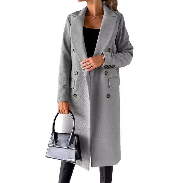 Ladies Elegant Fitted Blazer with Double-Breasted Lune London