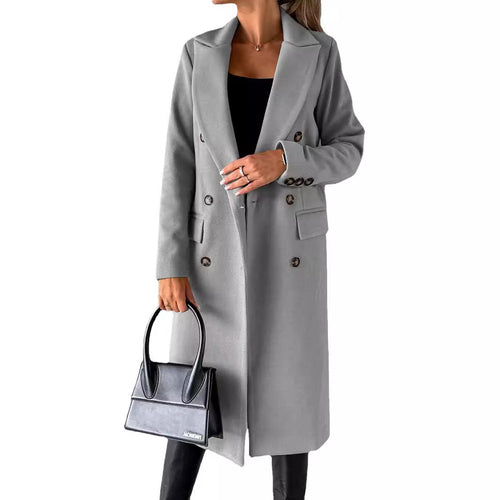Ladies Elegant Fitted Blazer with Double-Breasted Lune London