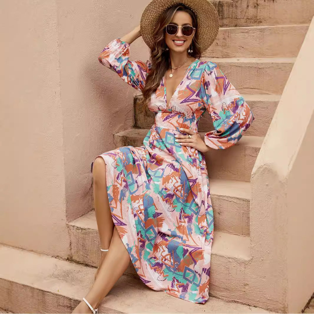 Lune London Wrap Maxi Dress for Women