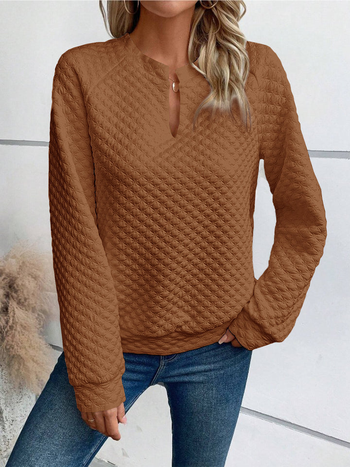 Women's sweatshirt with textured design Lune London