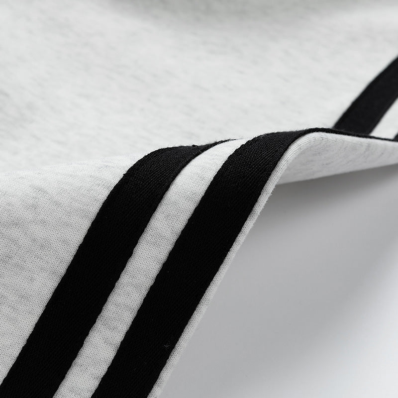 Lightweight sporty sweat shirt for men with polo collar Lune London