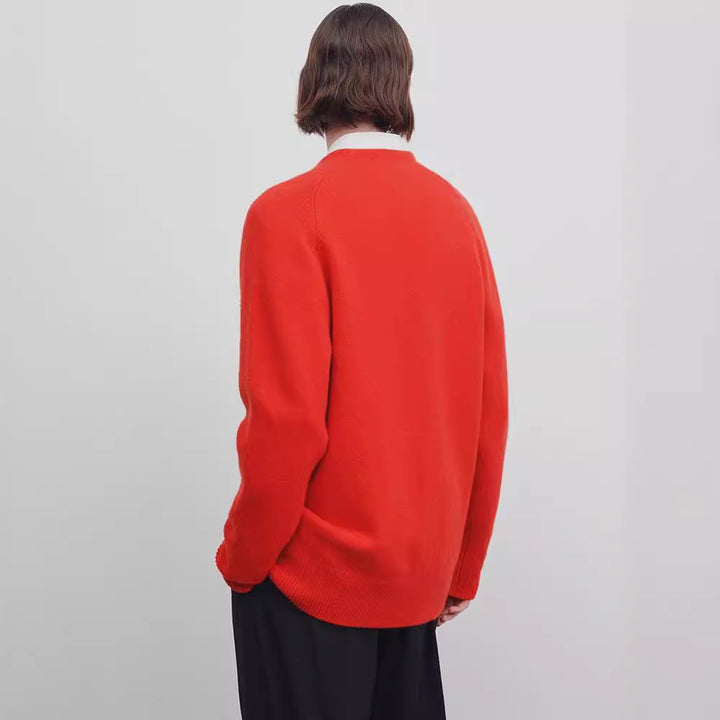 Cardigan tricot élégant pour femmes avec profondeur V cou Chic & Stil