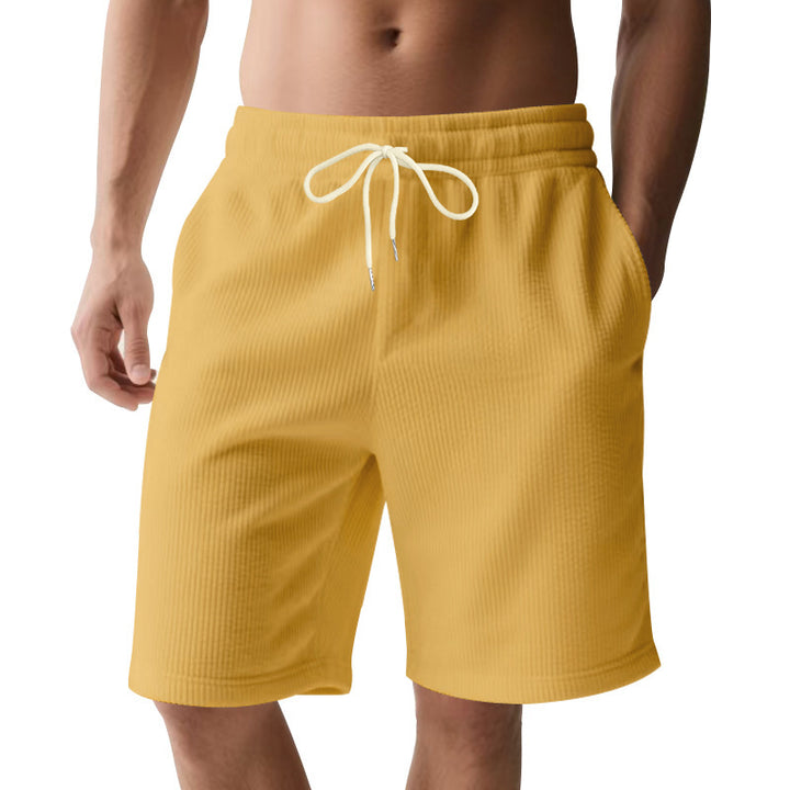 Men's breathable sport shorts with elastic waistband and drawstring Lune London