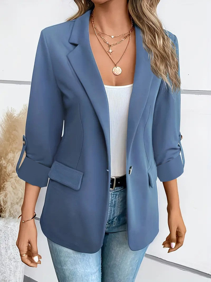 Women Elegant Jacket with Casual Cut and Practical Pockets Lune London