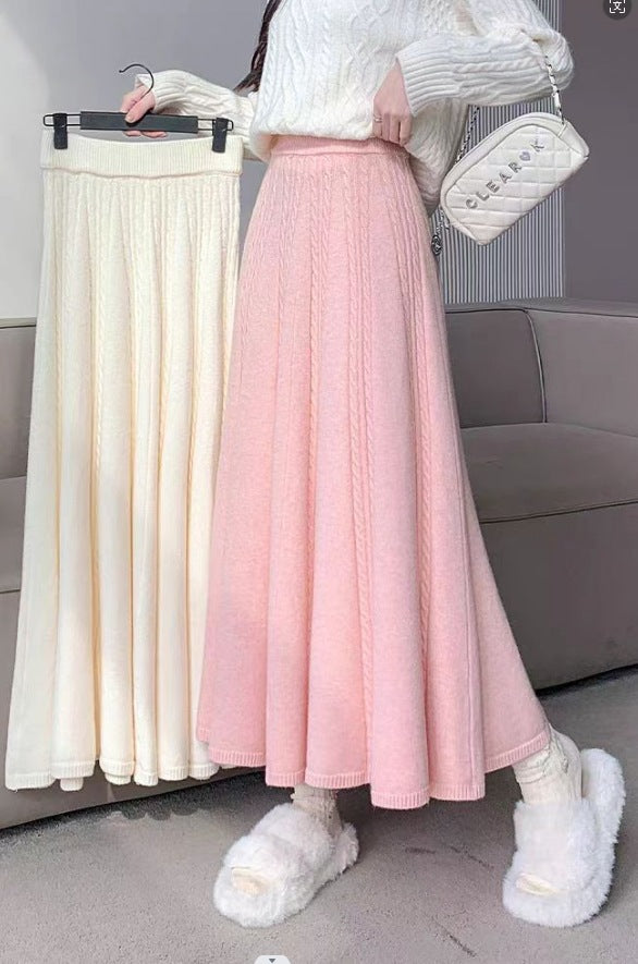 Jupe MIDI en tricot pour femmes Chic & Stil
