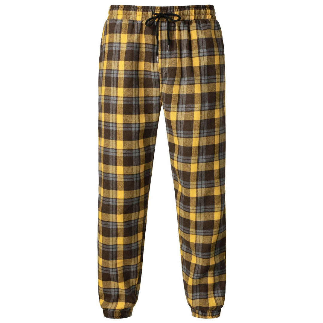 Leisure pants for men with pattern, elastic waist and side pockets Lune London