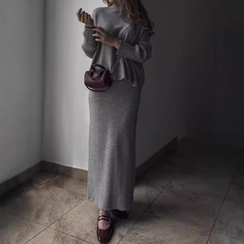 Robe en tricot pour femmes dans une coupe décontractée surdimensionnée Chic & Stil