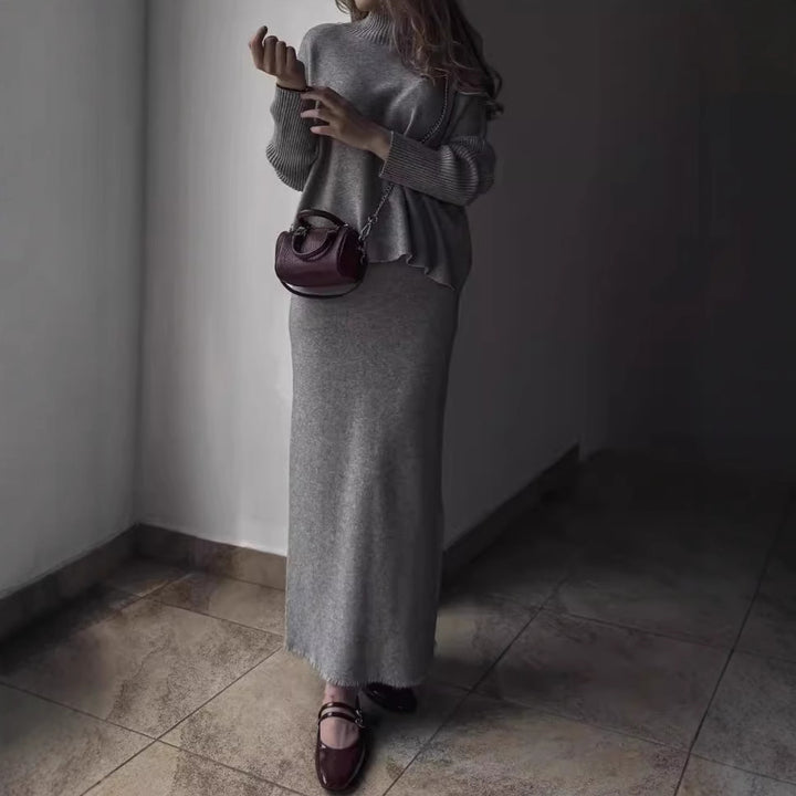 Robe en tricot pour femmes dans une coupe décontractée surdimensionnée Chic & Stil