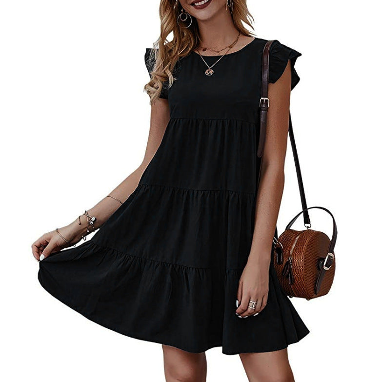 Casual dress for women with ruffle detail and elegant cut Lune London