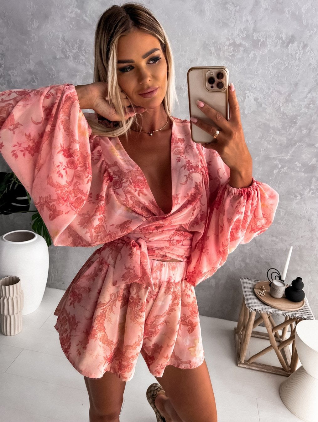 Women Elegant Bohemian Printed Dress Jumper Lune London