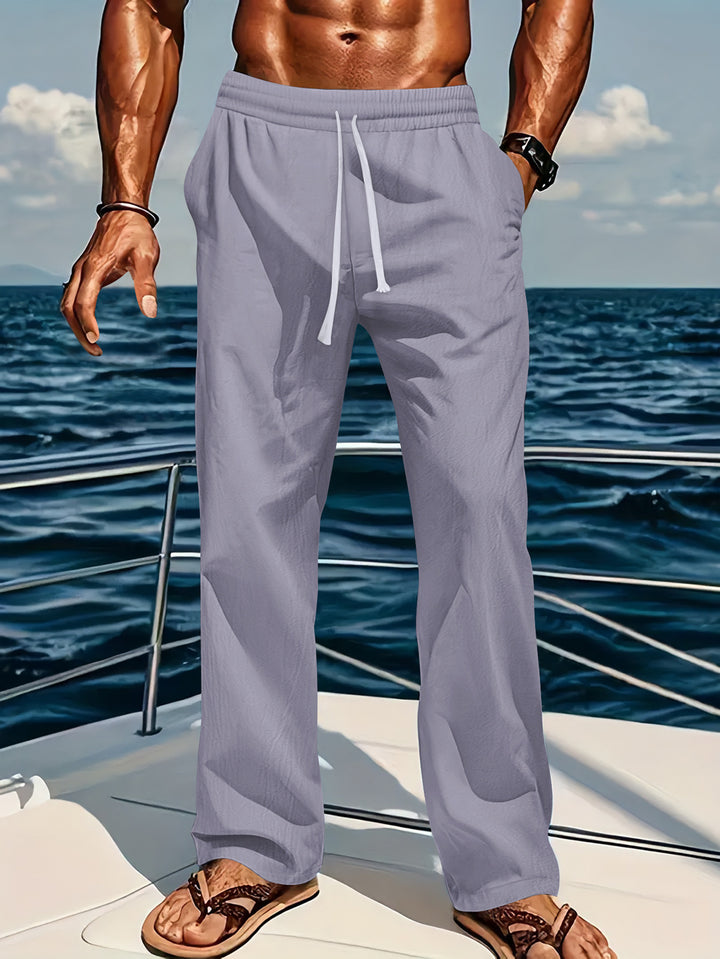 Men's comfortable leisure pants with elastic waist Chic & Stil
